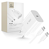 Tech-Protect NC20W PD20W USB-C fali töltő USB-C kábellel - fehér