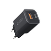 Tech-Protect NCM33W 2 portos PD33W/QC3.0 fali töltő - fekete