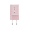 Tech-Protect NCM33W 2 portos PD33W/QC3.0 fali töltő - rózsaszín