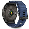 Tech-Protect nejlon szíj Garmin Fenix 5X / 5X PLUS / 6X / 6X PRO / 7X / 8 készülékhez (51 mm) - kék