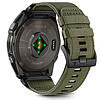 Tech-Protect nejlon szíj Garmin Fenix 5X / 5X PLUS / 6X / 6X PRO / 7X / 8 készülékhez (51 mm) - zöld