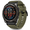 Tech-Protect nejlon szíj Garmin Fenix 5X / 5X PLUS / 6X / 6X PRO / 7X / 8 készülékhez (51 mm) - zöld
