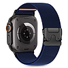 Tech-Protect nejlon tok Apple Watch 44 / 45 / 46 / 49 mm-hez - sötétkék
