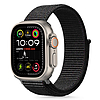 Tech-Protect nejlonszíj Apple Watch 44 / 45 / 46 / 49 mm-hez - fekete