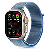 Tech-Protect nejlonszíj Apple Watch 44 / 45 / 46 / 49 mm-hez - kék