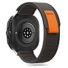 Tech-Protect nylon szíj Samsung Galaxy Watch Ultra (47 mm) készülékhez - fekete/narancs