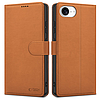 Tech-Protect pénztárca tok iPhone 16e-hez - barna (190582)