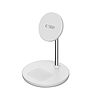 Tech-Protect QI15W-A39 2 az 1-ben MagSafe töltőállomás - fekete (185293)