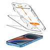 Tech-Protect Quick Set+ edzett üvegfólia, 2 db-os csomag iPhone 13 / 13 PRO / 14 / 16e készülékhez
