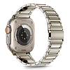 Tech-Protect rozsdamentes acél szíj Apple Watch 44 / 45 / 46 / 49 mm-hez - titán