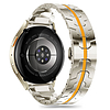 Tech-Protect rozsdamentes acél szíj Samsung Galaxy Watch 4 / 5 / 5 Pro / 6 / 7 / FE okosórához - Titán