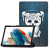 Tech-Protect SmartCase Samsung Galaxy Tab A8 10.5 X200 / X205 készülékhez - kék, macskás mintával