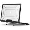Tech-Protect SmartShell Pro tok MacBook Air 13" 2023-2025 M2 / M3 / M4-hez - átlátszó és fekete