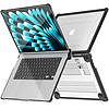 Tech-Protect SmartShell Pro tok MacBook Air 15" 2023-2025 M2 / M3 / M4-hez - átlátszó és fekete
