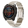 Tech-Protect SteelBand szíj Garmin Fenix 5 / 6 / 6 PRO / 7 / 8 (47 MM) / E-hez - Titán