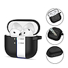Tech-Protect szilikon akasztós tok AirPods 4-hez - fekete