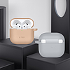 Tech-Protect szilikon akasztós tok AirPods 4-hez - rózsaszín