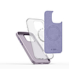 Tech-Protect szilikon PU MagSafe tok iPhone 16 Pro Maxhoz - lila