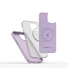 Tech-Protect Szilikon Pure Magsafe iPhone 15 tok - lila
