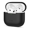 Tech-Protect szilikontok Apple AirPods 4-hez - fekete