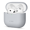 Tech-Protect szilikontok Apple AirPods 4-hez - szürke