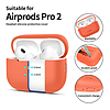 Tech-Protect szilikontok Apple AirPods Pro 1 / 2 fülhallgatóhoz - narancssárga