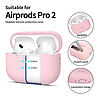Tech-Protect szilikontok Apple AirPods Pro 1 / 2 fülhallgatóhoz - rózsaszín