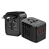 Tech-Protect TA200 EU / UK / US / AU adapter - fekete