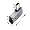 Tech-Protect Ultraboost AA01 USB-C ferde adapter - szürke