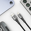Tech-Protect UltraBoost DNA USB-A / Lightning kábel 15W/2.4A 100 cm - szürke