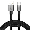 Tech-Protect UltraBoost DNA USB-A / USB-C kábel 15W/3A 200cm - szürke