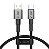 Tech-Protect UltraBoost DNA USB-A / USB-C kábel 15W/3A 25cm - szürke