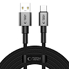 Tech-Protect Ultraboost DNA USB-A / USB-C kábel 15W/3A 300cm - szürke