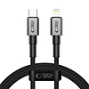 Tech-Protect UltraBoost DNA USB-C / Lightning PD27W/3A kábel 100 cm - szürke