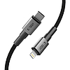 Tech-Protect UltraBoost DNA USB-C / Lightning PD27W/3A kábel 100 cm - szürke