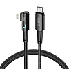 Tech-Protect UltraBoost L kábel Lightning (szögletes) / USB-C (egyenes) PD 20W 3A 1m - szürke