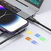 Tech-Protect UltraBoost L kábel Lightning (szögletes) / USB-C (egyenes) PD 20W 3A 1m - szürke