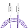 Tech-Protect Ultraboost Lite USB-C PD60W/3A kábel 2m - lila