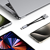 Tech-Protect UltraBoost USB-C (apám) PD 60W 6A / mini jack 3,5 mm (női) - USB-C (női) - fekete