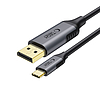 Tech-Protect UltraBoost USB-C - DisplayPort 1.4 8K 60Hz kábel 180cm - fekete