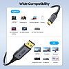 Tech-Protect UltraBoost USB-C - DisplayPort 1.4 8K 60Hz kábel 180cm - fekete