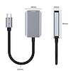 Tech-Protect UltraBoost USB-C (dugasz) / HDMI (dugasz) 4K 60Hz adapter - fekete