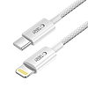 Tech-Protect UltraBoost USB-C / Lightning PD27W/3A kábel 100 cm - szürke