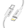 Tech-Protect UltraBoost USB-C / Lightning PD27W/3A kábel 200 cm - szürke