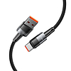 Tech-Protect UltraBoost USB-C / USB-A kábel 66W 6A 0.5m - szürke