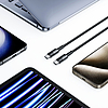 Tech-Protect UltraBoost USB-C / USB-C PD kábel 60W 3A 1m - szürke