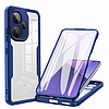 Techsuit - ColorVerse 360 sorozat + képernyővédő fólia - Xiaomi Redmi Note 13 Pro+ 5G - kék (KF2336107)