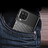 Thunder Case Rugalmas, strapabíró burkolatú TPU tok Samsung Galaxy A22 4G fekete