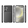 Thunder Case Samsung Galaxy S25 szilikon páncélozott tok fekete