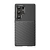 Thunder Case Samsung Galaxy S25 Ultra szilikon páncélozott tok - fekete